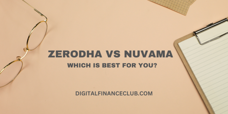 Zerodha vs Nuvama Which is Best For You?