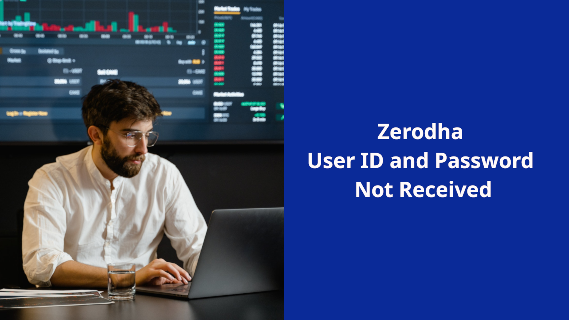 zerodha userid and password not received