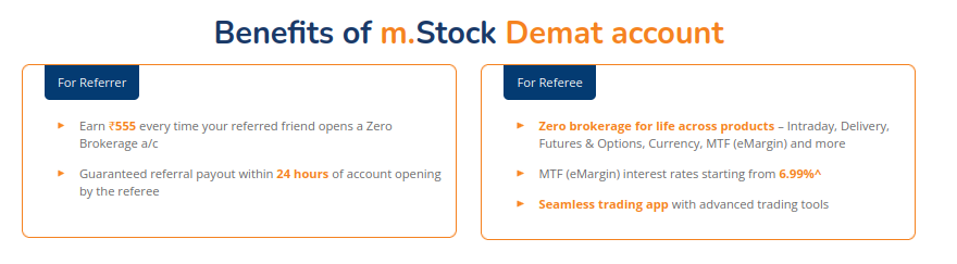 mstock refer and earn